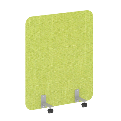 R-line soft Перегородка на металлических опорах, на роликах AP.R-100-120 Romeo 07/Металл Серый 1000*