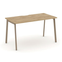 Estetica Стол письменный ES.SP-3-VP Тиквуд Светлый/Металл Латте 1380*730*750