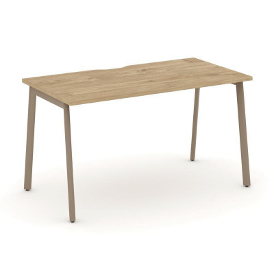 Estetica Стол письменный ES.SP-3-VP Тиквуд Светлый/Металл Латте 1380*730*750