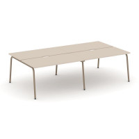 Estetica Рабочая станция 4 места ES.D.RS-4.3-VK Капучино/Металл Латте 2760*1500*750