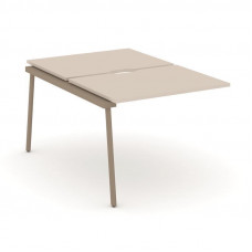 Estetica Двойной наборный элемент рабочей станциии ES.2.NRS-1-VP Капучино/Металл Латте 980*1500*750