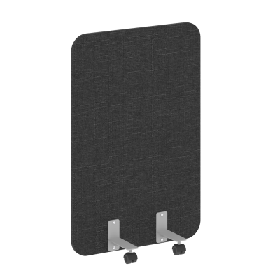 R-line soft Перегородка на металлических опорах, на роликах AP.R-80-120 Romeo 12/Металл Серый 800*28