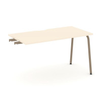 Estetica Стол приставка к опорным тумбам ES.SPR-3-VK Сатин/Металл Латте 1380*730*750