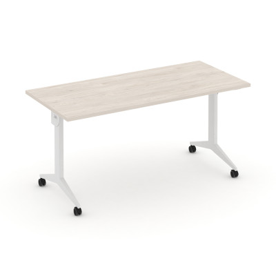 X-Pull Стол складной мобильный X.M-4.7 Денвер Светлый/Металл Белый 1580*720*753