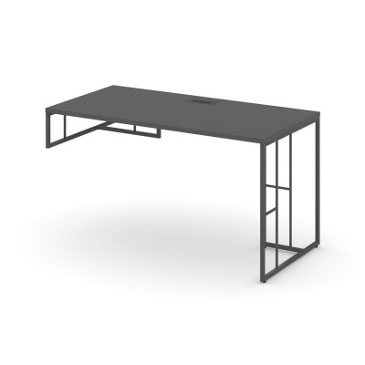 Rift Стол письменный для опорной тумбы левый RF.SPOT-015 (L) Антрацит NEW/Металл Антрацит 1780*700*7