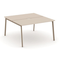 Estetica Рабочая станция 2 места ES.D.RS-2.3-VP Капучино/Металл Латте 1380*1500*750