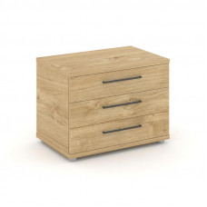 Rift Тумба опорная/приставная RF.TOP-021 Тиквуд Светлый/Черный Ручки 600*450*523