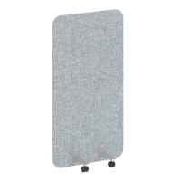 R-line soft Перегородка на металлических опорах, на роликах AP.R-80-150 Romeo 13/Металл Серый 800*28