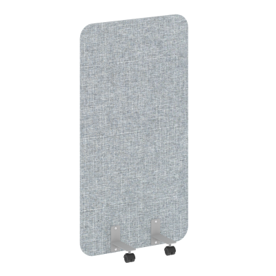 R-line soft Перегородка на металлических опорах, на роликах AP.R-80-150 Romeo 13/Металл Серый 800*28