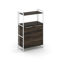 Rift Шкаф 3 ниши широкий RF.SS-32 Дуб Мали/Металл Белый/Белый Ручки 798*396*1286