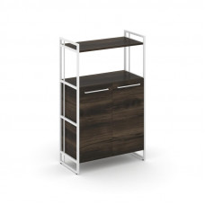 Rift Шкаф 3 ниши широкий RF.SS-32 Дуб Мали/Металл Белый/Белый Ручки 798*396*1286