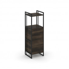 Rift Шкаф 3 ниши узкий RF.SU-32 (L) Дуб Мали/Металл Черный/Черный Ручки 420*396*1286