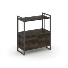 Rift Шкаф 2 ниши широкий RF.SS-22 Дуб Мали/Металл Антрацит/Черный Ручки 798*396*924