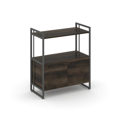 Rift Шкаф 2 ниши широкий RF.SS-22 Дуб Мали/Металл Антрацит/Черный Ручки 798*396*924