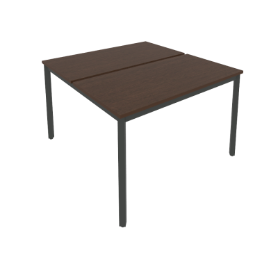 Slim Рабочая станция на металлокаркасе С.СП-4.2 Венге Цаво/Металл Антрацит 1180*1235*750