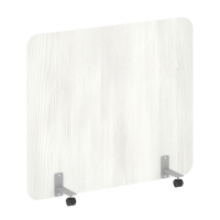 R-line Перегородка на металлических опорах, на роликах DP.R-140-120 Снежная Патина/Металл Серый 1400