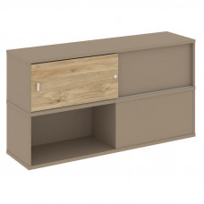 Estetica Надставка на 2 тумбы высокая ES.NV-6.2 Латте/Тиквуд Светлый 1500*410*795