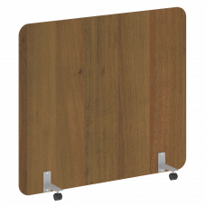 R-line Перегородка на металлических опорах, на роликах DP.R-160-140 Орех Гварнери/Металл Серый 1600*