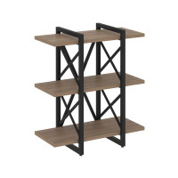 Loft Стеллаж на рег. опорах-3 полки VR.L-MST.O-3.4V Дуб Аризона/Металл Черный 800*400*910