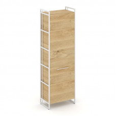 Rift Гардероб RF.GB-51 (L) Тиквуд Светлый/Металл Белый/Белый Ручки 640*396*2010