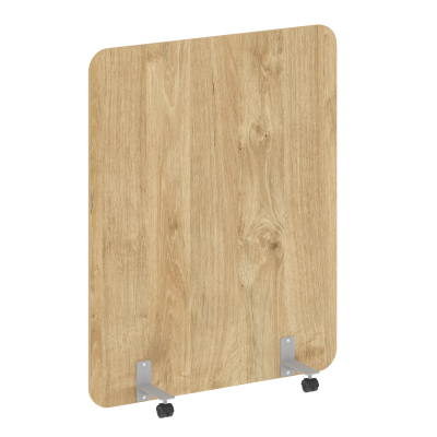 R-line Перегородка на металлических опорах, на роликах DP.R-120-150 Тиквуд Светлый/Металл Серый 1200