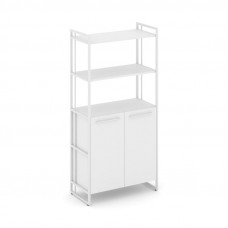 Rift Шкаф 4 ниши широкий RF.SS-44 Белый Бриллиант/Металл Белый/Белый Ручки 798*396*1648