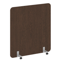 R-line Перегородка на металлических опорах, на роликах DP.R-140-150 Венге Цаво/Металл Серый 1400*18*