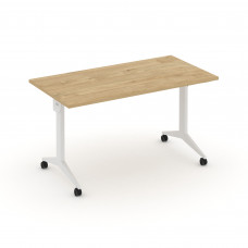 X-Pull Стол складной мобильный X.M-3.7 Тиквуд Светлый/Металл Белый 1380*720*753