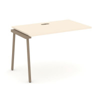 Estetica Наборный элемент рабочей станциии ES.1.NRS-2-LP Сатин/Металл Латте 1180*730*750