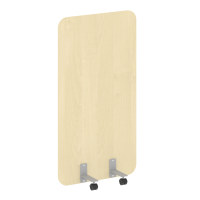 R-line Перегородка на металлических опорах, на роликах DP.R-80-150 Клен/Металл Серый 800*18*1500