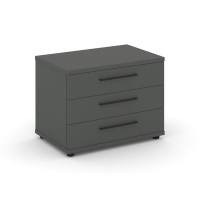 Rift Тумба опорная/приставная RF.TOP-021 Антрацит NEW/Черный Ручки 600*450*523