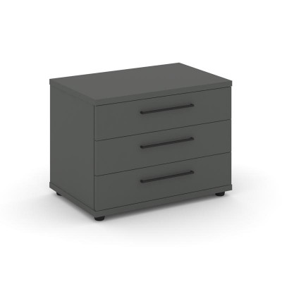 Rift Тумба опорная/приставная RF.TOP-021 Антрацит NEW/Черный Ручки 600*450*523