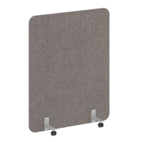 R-line soft Перегородка на металлических опорах, на роликах AP.R-120-150 Romeo 05/Металл Серый 1200*