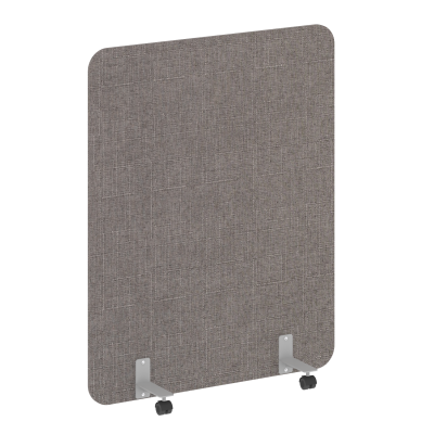 R-line soft Перегородка на металлических опорах, на роликах AP.R-120-150 Romeo 05/Металл Серый 1200*