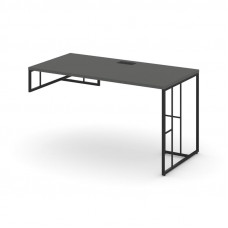 Rift Стол письменный для опорной тумбы левый RF.SPOT-013 (L) Антрацит NEW/Металл Черный 1380*700*750