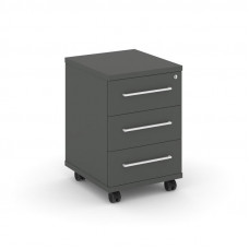 Rift Тумба мобильная усиленная RF.TM-002 Антрацит/Белый Ручки 416*460*615