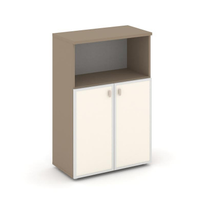 Estetica Шкаф средний широкий ES.ST-2.2R I Латте/Лакобель ivory 800*420*1207