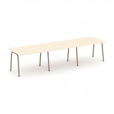 Estetica Стол переговорный ES.PRG-3.2-K Сатин/Металл Латте 3540*980*750