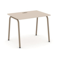 Estetica Стол рабочий ES.SP-1-LK Капучино/Металл Латте 980*730*750