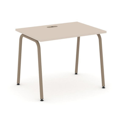 Estetica Стол рабочий ES.SP-1-LK Капучино/Металл Латте 980*730*750