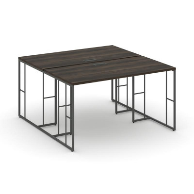 Rift Рабочая станция RF.DRS-014 Дуб Мали/Металл Антрацит 1580*1432*750