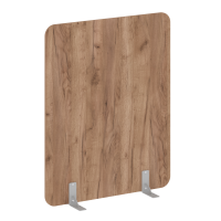 R-line Перегородки на металлических опорах на фетровых подпятниках DP.F-120-150 Дуб Табак/Металл Сер