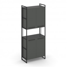 Rift Шкаф 5 ниш широкий RF.SS-52 Антрацит NEW/Металл Черный/Черный Ручки 798*396*2010