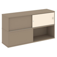 Estetica Надставка на 2 тумбы высокая ES.NV-6.1 Латте/Сатин 1500*410*795