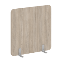 R-line Перегородки на металлических опорах на фетровых подпятниках DP.F-120-120 Дуб Аттик/Металл Сер