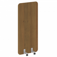 R-line Перегородка на металлических опорах, на роликах DP.R-80-180 Орех Гварнери/Металл Серый 800*18