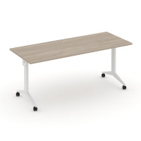 X-Pull Стол складной мобильный X.M-5.7 Дуб Аттик/Металл Белый 1780*720*753