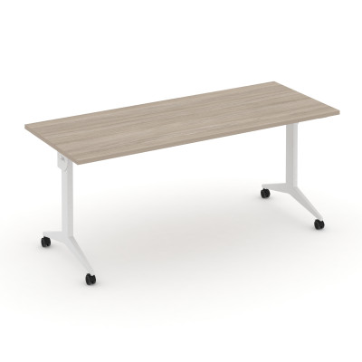 X-Pull Стол складной мобильный X.M-5.7 Дуб Аттик/Металл Белый 1780*720*753