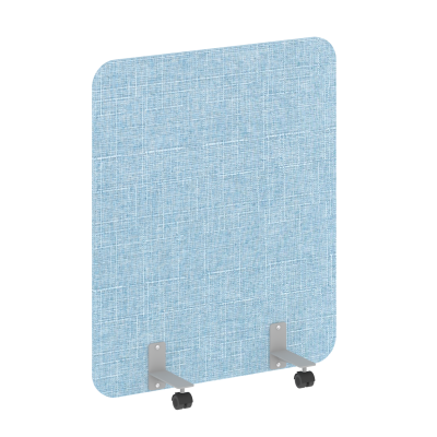 R-line soft Перегородка на металлических опорах, на роликах AP.R-100-120 Romeo 09/Металл Серый 1000*