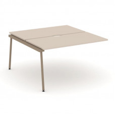 Estetica Двойной наборный элемент рабочей станциии ES.2.NRS-3-VK Капучино/Металл Латте 1380*1500*750